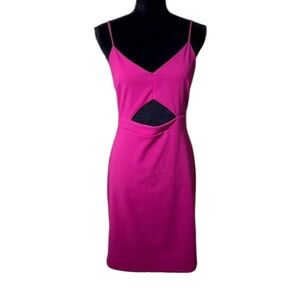 Lulus Women’s Pink Cutout Front Tank Dress Large